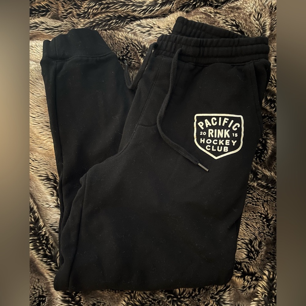 Pacific Rink Black Joggers Rink Pond Hockey Sweats